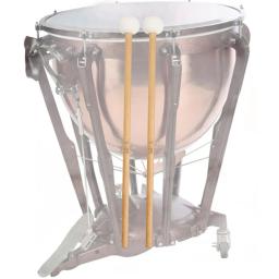 Baquetas de tambor de feltro de alta qualidade, 1 par de baquetas com cabo de madeira sólida, peças de instrumento de percussão timpani snare - Image 2