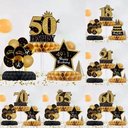 Decoração para Festas de Aniversário, Artigos para Adultos, 18 Anos, 21 Anos, 30 Anos, 40 Anos, 50 Anos, 60 Anos, 65 Anos - Image 1