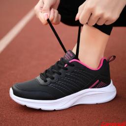 Tênis de atletismo feminino com tudo que combina, cestas leves, tênis casual fitness para senhoras, tênis de corrida antiderrapante, outono - Image 6
