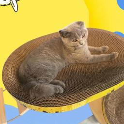 Almofadas para arranhar gato para cama de gato arranhador para afiar unha raspador garra brinquedo para gato - Image 4