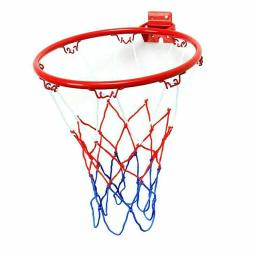 Basquete de Parede, Cesta de Metal Aro Pendurado, Cesta Bola com Parafusos, Esporte Indoor e Outdoor, 32cm - Image 2