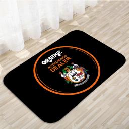 Amplificadores de guitarra britânicos laranja logotipo tapetes, tapete de casa, tapetes de porta, decoração moderna, banheiro, antiderrapante, 747 - Image 3