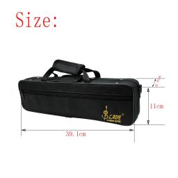 SLADE-Waterproof Oxford Cloth Flute Box, saco de armazenamento portátil, alça destacável, preto - Image 3
