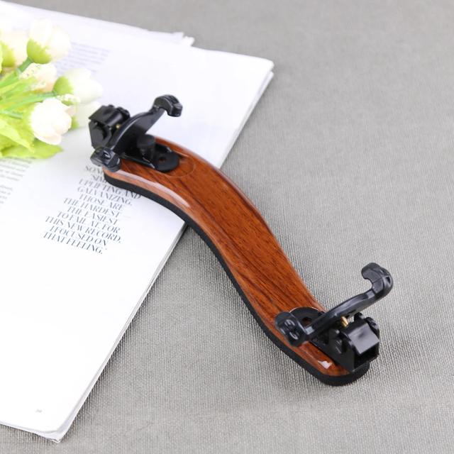 Suporte Ajustável Acolchoado em Madeira de Bordo para Violino 4/4 - Ideal para Profissionais e Presentes para Apaixonados por Música
