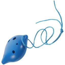 Brinquedo Ocarina Plástico Criativo para Iniciantes, Portátil e Mini Apito para Iniciantes, Instrumento de Sopro, 6 Buracos, Alto, Crianças, Bebé, Modelagem - Image 1