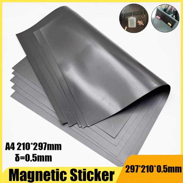 Tapete Magnético Preto A4 para Frigorífico - Die de Corte para Artesanato com Ímã Lateral 0,5mm