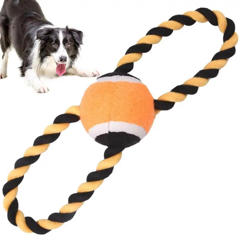 Resistente à mordida Pet Rope Brinquedos, Moer Tooth limpeza Brinquedos, corda de algodão, inofensivo, cães, mastigar - Image 1