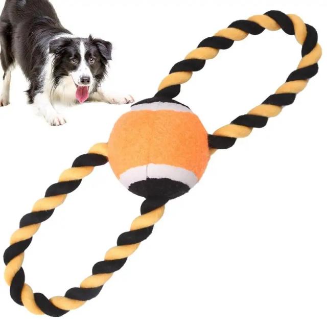 Brinquedos de Corda de Algodão para Cães: Resistente a Mordidas e Ideal para Limpeza Dental