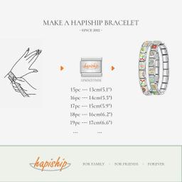 Hapiship-Glaze Color Charm Bracelet, Jóias de Aço Inoxidável, Cão, Borboleta, Coração, Link Italiano, Fit DIY, 9mm, DJ546, Nova Moda, 2024 - Image 5