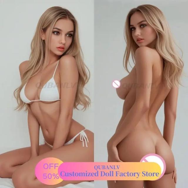 Qubanlv Boneca Sexual Realista para Homens - Seios Completos e Cintura Realista