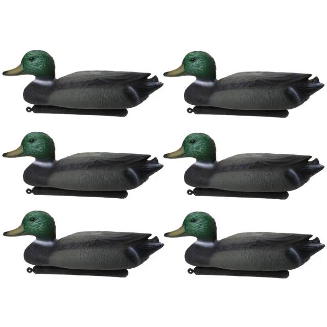 Chamariz Flutuante Realista de Pato Mallard para Caça e Decoração de Jardins, Lagos e Piscinas