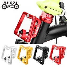 MUQZI-Folding Bike Frente Bag Bloco Transportadora, Suporte para Brompton, Dahon, Bicicleta, Adaptador de Montagem - Image 1