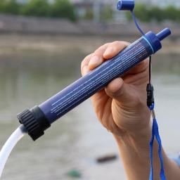 Filtro de água acampamento ao ar livre portátil caminhadas purificador de água pessoal sistema filtragem caça purificação água dispositivo emergência - Image 5