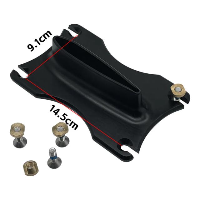 Conector Universal de Alumínio para Montagem de Mastro - Acessório Ideal para Pranchas de Surf, Wingfoil, Windsurf e Kite