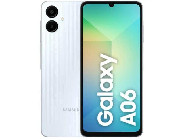 Samsung Galaxy A06 Branco 128GB 4GB RAM 6.7" Câmera Dupla 50MP