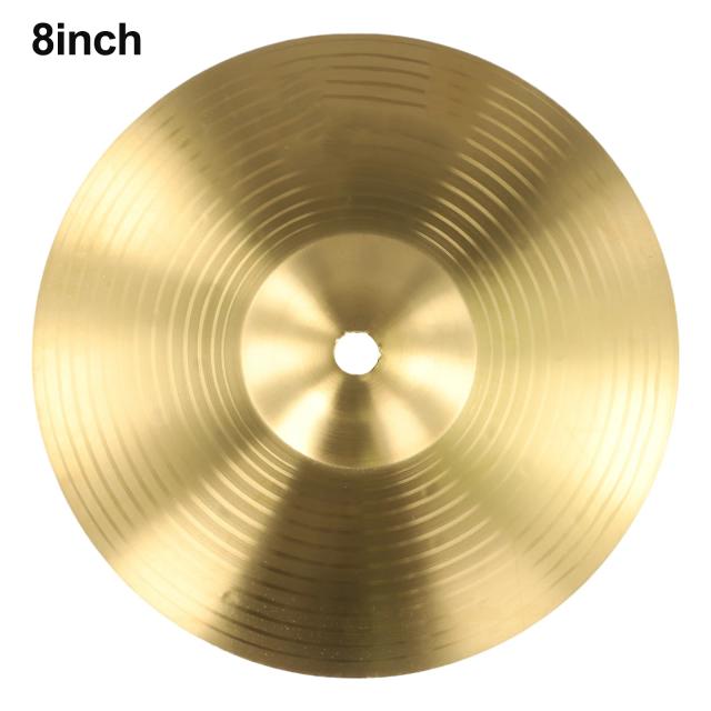 Pratos de Bronze para Percussão: Splash Crash e Hi-Hat de 8" e 10" para Jazz e Bateria