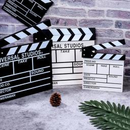 Cinema TV Clapboard, Gravação Vlog, Diretor, Cena Vídeo, Filme TV, 30x27cm - Image 4