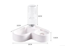 Double Pet Feeding Bowl Set, Food Bowl, adequado para gatos e cães pequenos - Image 6