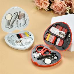 Portátil Mini Costura Box Set, Kit De Costura Doméstica, Sacos De Armazenamento, Organizador De Diversos, Ferramentas Home, Acessórios De Costura, 8Pcs - Image 1