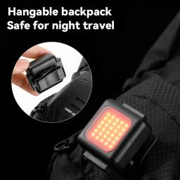 Luzes dianteiras e traseiras de bicicleta luzes de aviso de segurança ao ar livre super brilhantes com 30 grânulos LED, pequenas luzes traseiras de ciclismo impermeáveis - Image 5