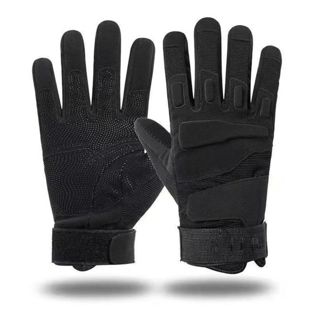 Luvas Táticas Antiderrapantes para Esportes ao Ar Livre - Dedo Completo para Ciclismo, Escalada e Montanhismo