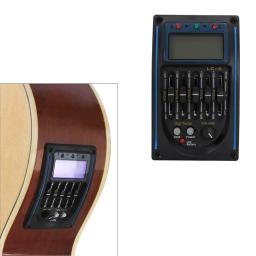 Captador de guitarra acústica clássica, Acessórios para instrumentos musicais, EQ equalizador Preamp com Volume, Mid Treble Bass Control, 4 bandas, 5 bandas - Image 2