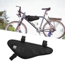 Sahoo bolsa para quadro de bicicleta, bolsa triangular à prova d'água para quadro frontal sob o tubo, bolsa de armazenamento de grande capacidade, acessórios de ciclismo - Image 5