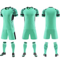Kit Camisa de Futebol para Homens e Crianças, Uniformes de Treino de Futebol, Adultos e Crianças, Ternos Meninos, Novo - Image 4