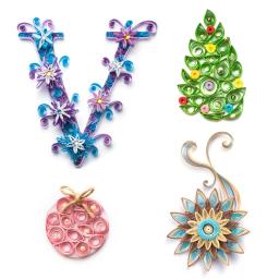 Conjunto de tiras de papel quilling de cores mistas/caneta de agulha de ondulação rolante para origami artesanal crianças diy arte artesanato 2023 - Image 3