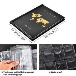 Coleção Livro Titular Álbum para Colecionadores, Moeda Display Caso De Armazenamento, Coletando Mangas Caixa Organizadora, 300 Bolsos - Image 6