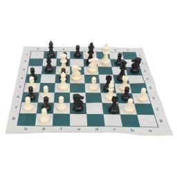 Jogo de xadrez padrão internacional com tabuleiro de xadrez, plástico grande, competição - Image 1