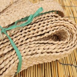 2m/4.5m 7 fios material de palha tecelagem trança materiais 3.5-4cm sacos de chapéu diy natural artesanal decoração de casa - Image 5