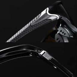 Novos óculos de sol polarizados para homens condução e ciclismo visão noturna esportes ao ar livre retro viagem clássico óculos de sol proteção uv - Image 6