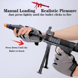 Tactical Grenade Rocket Launcher, Modelo de plástico, Bazooka RPG-7, Cosplay Props, Video Shooting Props, War Game Brinquedos - Image 4