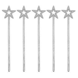Varinhas de fadas para decoração de festa, fino acabamento, forma de estrela, adereços duráveis, 5 peças - Image 5