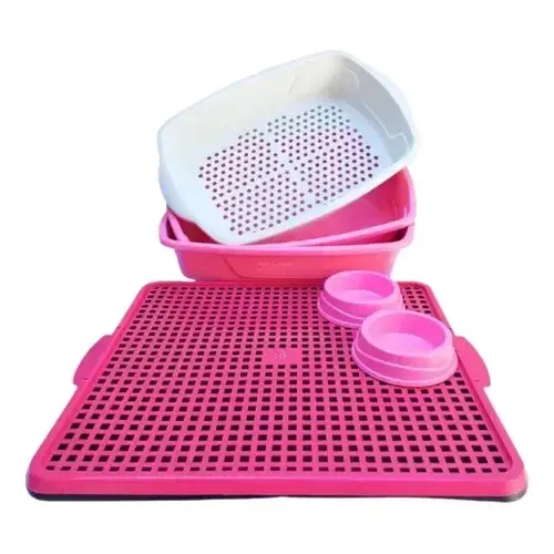 Caixa de Banheiro para Gatos com Absorventes e Tapete Confortável: Higiênica, Sem Odor e Protege as Patinhas do Seu Pet
