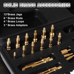 Kit universal de limpeza de armas, conjunto de escovas para rifles, hanguns, espingarda, faixa completa de kit de limpeza de armas para calibres múltiplos - Image 5