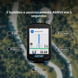 GEOID CC600 Velocímetro de computador de bicicleta inteligente sem fio com WIFI automático ANT Odômetro IPX7 Sistema de navegação de bicicleta - Image 4