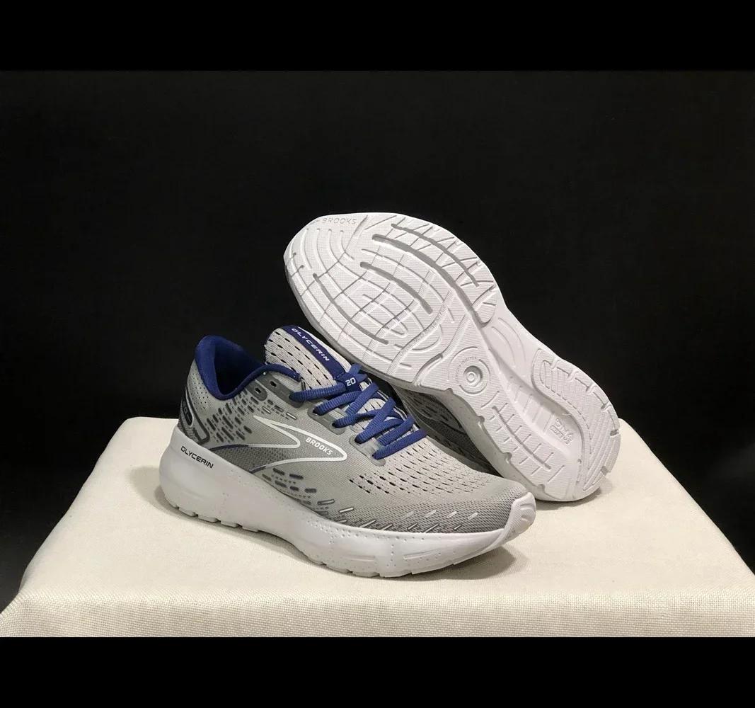 Tênis de corrida ultraleve masculino e feminino, elástico, treino de maratona, ao ar livre, unissex, casual, esportivo, top, glicerina 20 - Image 1