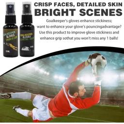 Luvas e luvas antiderrapantes para goleiro, Spray de basquete, Luvas de futebol, Agente de limpeza, 30ml - Image 2