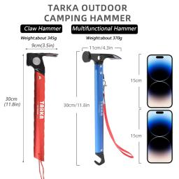 Tarka-martelo leve com cabeça de aço carbono, camping, barraca, peg, estacas, ferramenta ao ar livre, caminhadas, equipamentos de escalada - Image 2