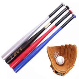 Bastão de beisebol profissional conjunto com luva, equipamento Softball Stick, vara para a juventude e treinamento esportivo ao ar livre, 21in - Image 2