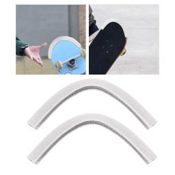 2 pces borda proteção equipamentos tira skate deck guardas protetor para diminuir fricção longboarding placas de skate cruiser - Image 3