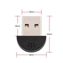 Mini Microfone Estéreo Omni-Direcional Portátil, USB 2.0, Microfone para Laptop, PC, Computador, Jogos, Reunião Online, MSN, Skype - Image 6