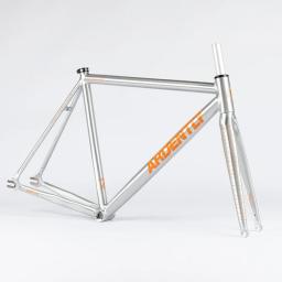 Ardently lite frameset 700c alumínio engrenagem fixa quadro & garfo pista fixie bicicleta 50cm 52.5cm 55cm peças de bicicleta de velocidade única - Image 3