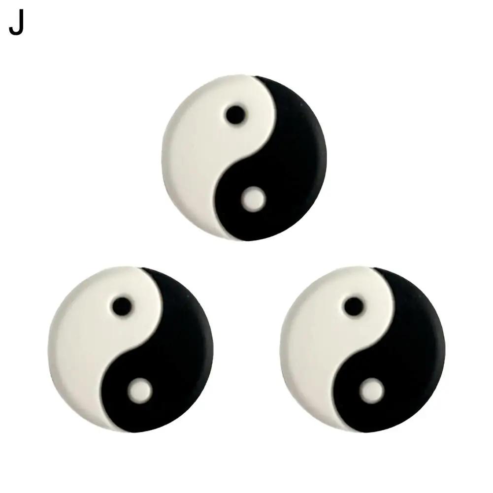 Silicone vibração amortecedor para raquete de tênis, colorido, anti-vibração, acessórios esportivos, 3pcs - Image 1