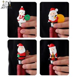Série Natal Rolha De Champanhe, Decoração De Festa De Bar, Forma De Boneco De Neve, Fresco De Manter, 1Pc - Image 2