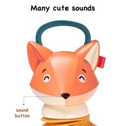 Fox Acordeão Música Toy Instrumentos, Aprendizagem Precoce, Cartoon Educação, Som, Criança, Brinquedos do bebê, Crianças Presentes - Image 5