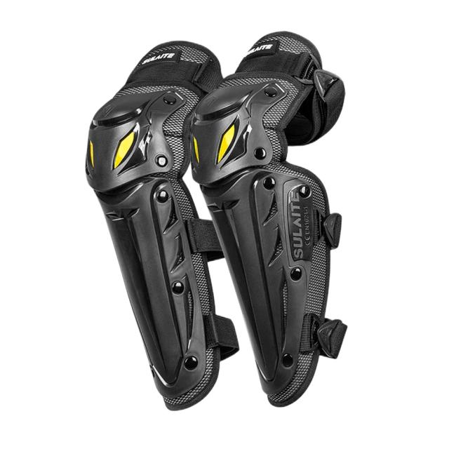 Protetor Respirável de Joelho e Cotovelo para Motocicleta, Ciclismo e Corrida - Proteção Ideal para Off-Road