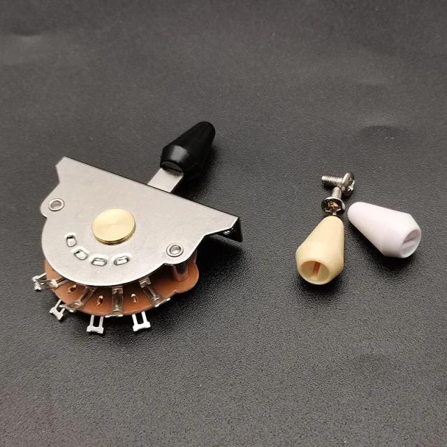 Interruptor Vintage para Captadores de Guitarra - Opções de 3, 4 e 5 Vias com Peças Musicais de Alta Qualidade